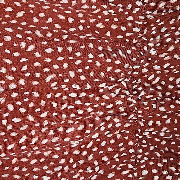 ⭐️ 2/$10 Isabel Maternity Red Dotted Dress - Picture 3 of 3